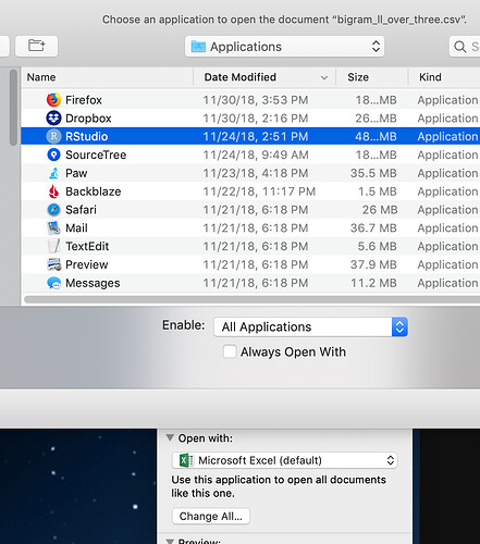 Mac choose application enable all applications